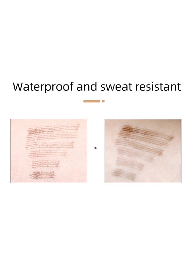 چولي ستار 3 قطع الحاجب الكنتوري، الحاجب البني الداكن القلم، ماء 4 نقطة الحاجب قلم رصاص (# 02) - Image 4