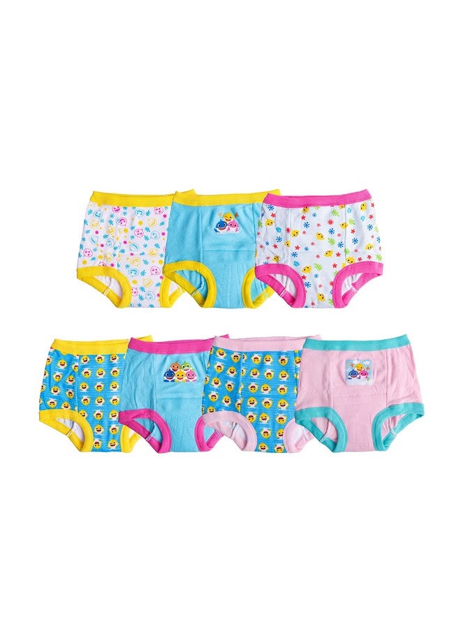 BABY SHARK Baby Shark Cotton Potty Training Pant Multipacks with Success Tracking Chart and Stickers, Sizes 18M, 2T, 3T, 4T - Image 1