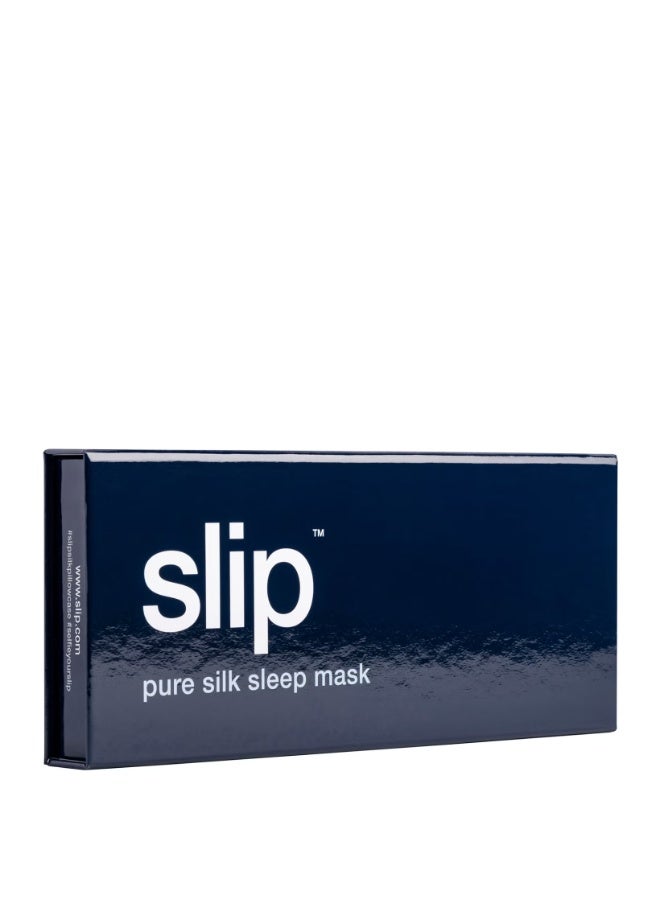 Slip Silk Sleep Mask - Navy - Image 4