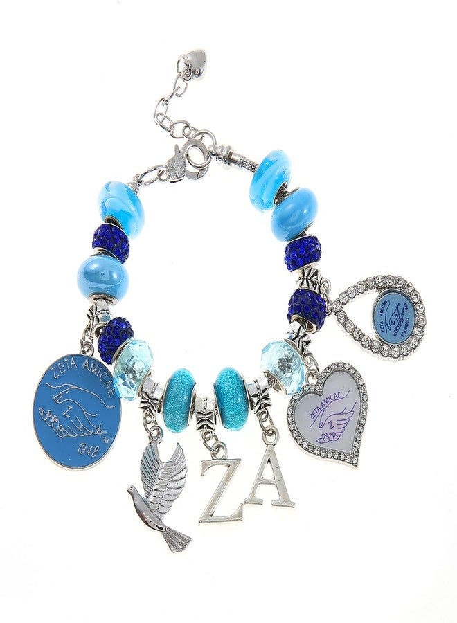 HUSURU Sorority Founded 1948 ZETA Amicae Bracelet Greek Letter ZA Club Organization Members Friendship Gifts Jewelry - Image 2