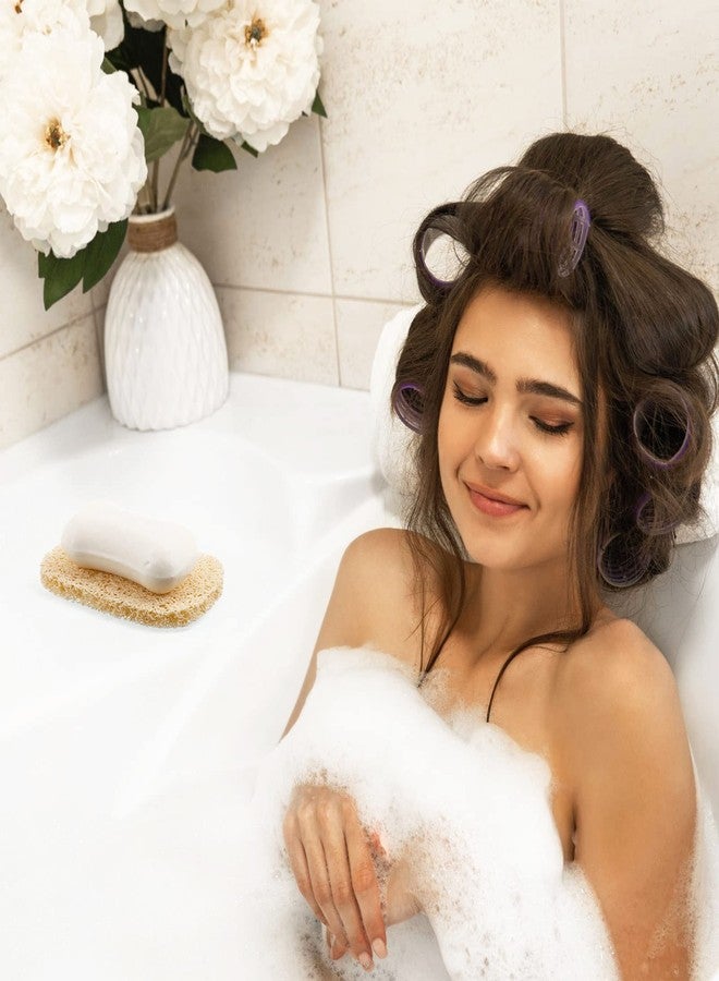 تشينغو وسادات توفير الصابون، وسادة رفع لتصريف الصابون، حامل صابون الأطباق، ملحقات، حصيرة تصريف للاستحمام والمطبخ والحمام والسفر والتنظيف في الفنادق (بيج، 80 قطعة) - Image 4