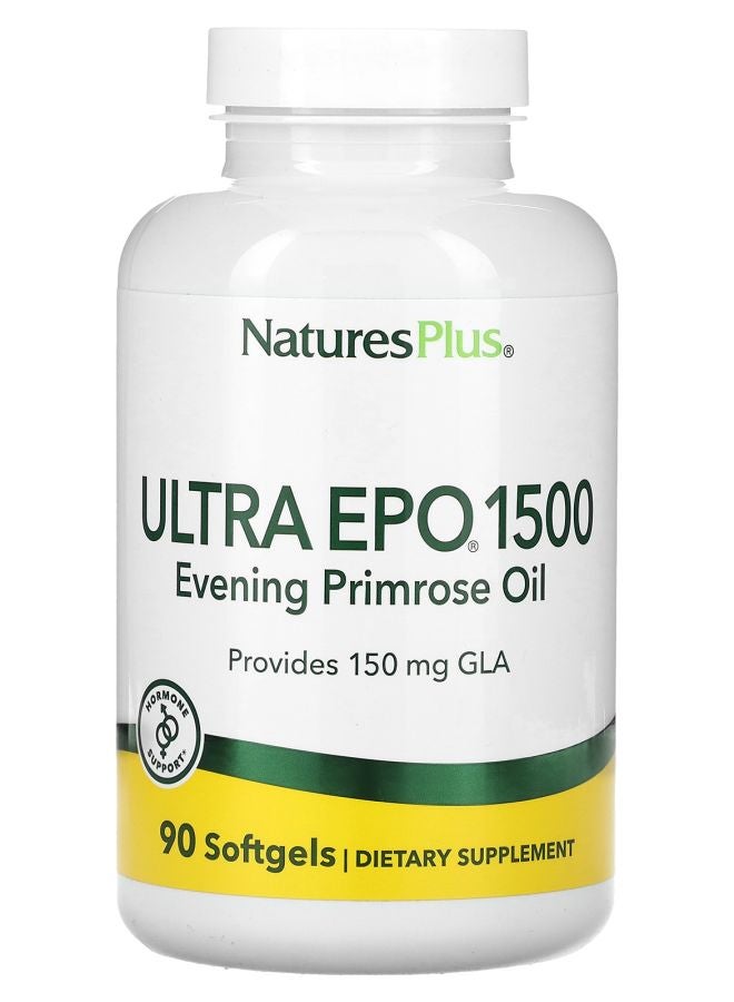 Ultra EPO 1500 Evening Primrose Oil 90 Softgels