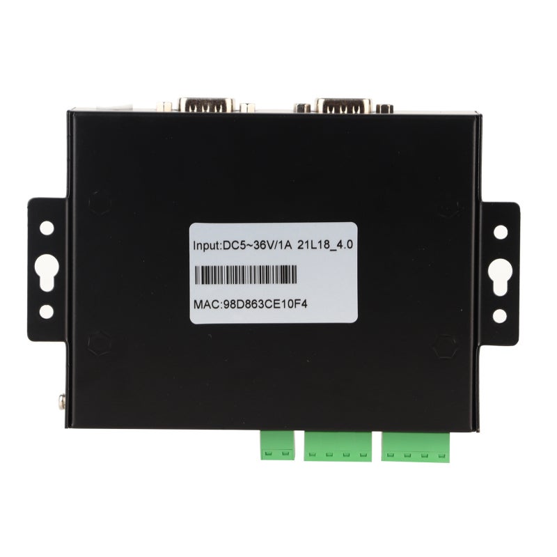 محول مسلسل HF-5122 من منفذين مسلسليين إلى إيثرنت RS232 / RS485 / RS422 5 - 36VDC - Image 4