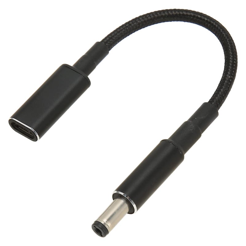 كابل محول USB من النوع C أنثى إلى ذكر 5.5x2.1 مم 100 واط PD شحن سريع - Image 5