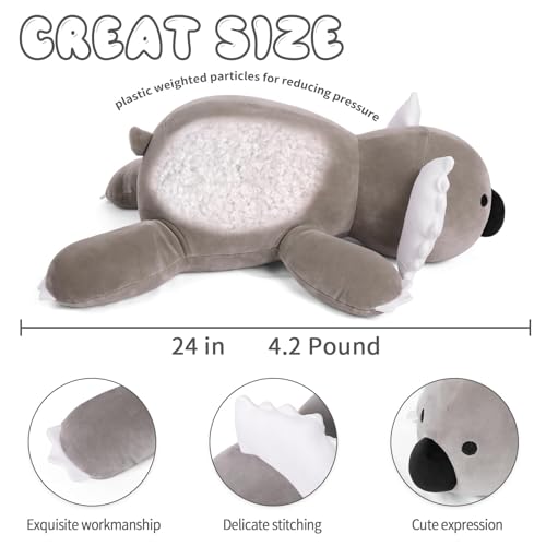 Wepop 24in 42lbs Koala Weighted Stuffed Animals Koala Stuffed Animal Comfortable Weighted Plush Gifts for Girls Boys Kids and Adults - Image 5