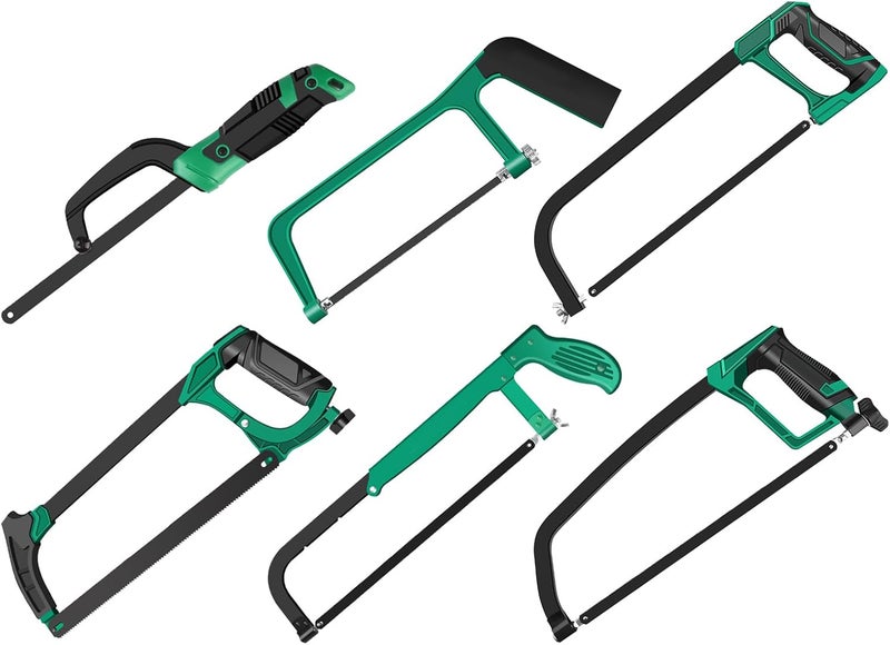 Versatile Hacksaw Frame Cutting Tool Heavy Duty Cutter Comfortable Grip for Projects Multi-Function - Image 5