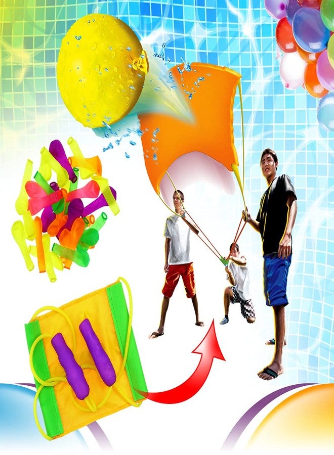 KAOS Water Balloon Launcher Slingshot for Kids with 30 Colored Water Balloons & 1 Filler per Set. Long Range Water Balloon Slingshot. Outdoor Water Toys, Pool & Beach Toys. (2 Sets) 181-2s - Image 2