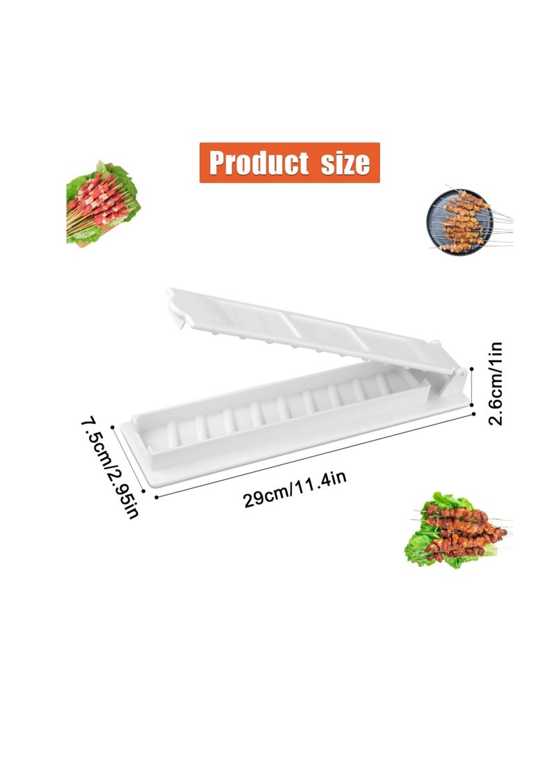 Kebab Maker Plastic Kebab Press| Manual Kabob Mould Foldable Flat Kabobs Skewers Maker for Outdoor Grilling Barbecue Foldable Grill Rack Kebab Brochette Maker for Kitchen Outdoor. - pzsku/Z30B521748135983793F0Z/45/_/1716880337/4ef9a733-b39d-4cc2-89a2-d53e6bc43742