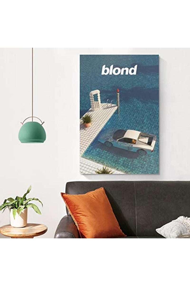 GRYEC Rapper Poster Frank Ocean Poster Decorative Painting Canvas Wall Posters and Art Picture Print Modern Family Bedroom Decor Posters 16x24inch(40x60cm) - Image 4
