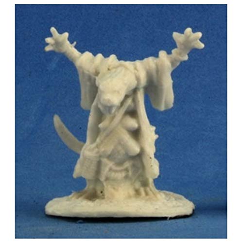 REAPER Bones Wererat Sorceress Unpainted 25mm - Image 1