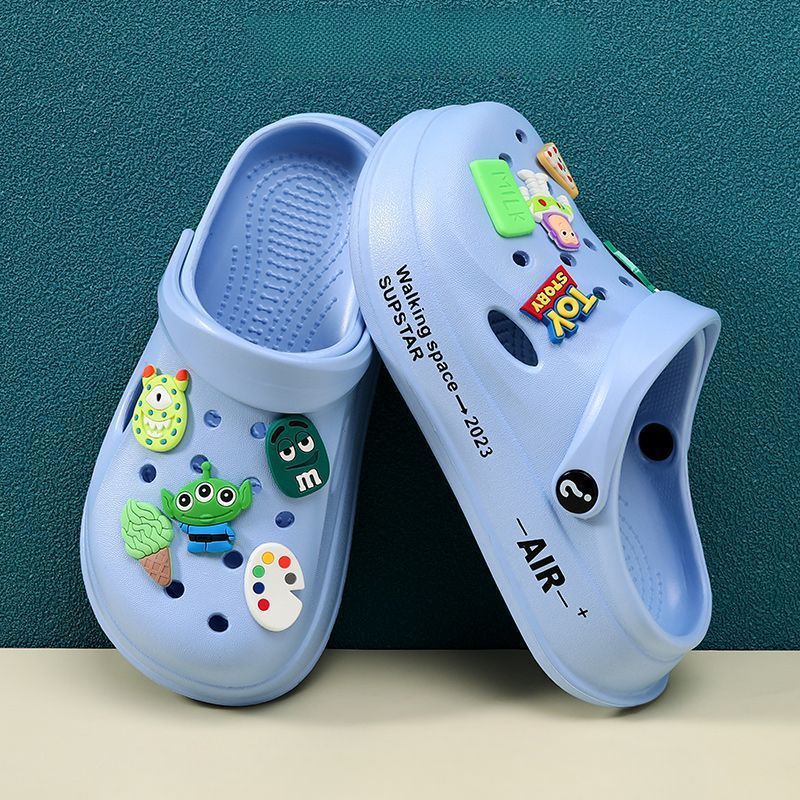 Children'S Slippers Summer Girls Non-Slip Boys Baotou Children Soft Sole Cave Shoes Baby Slippers - Image 1