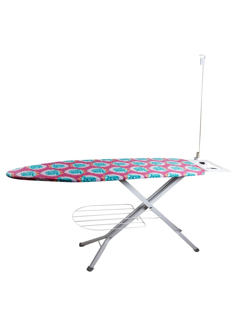 CIPLA PLAST CIPLAPLAST Super Mesh Ironing Board Large Foldable Ironing Table for Home Dress Ironing Table Iron Press Cloth Ironing Table Silver 130X47 cm Mesh Large  - Image 4