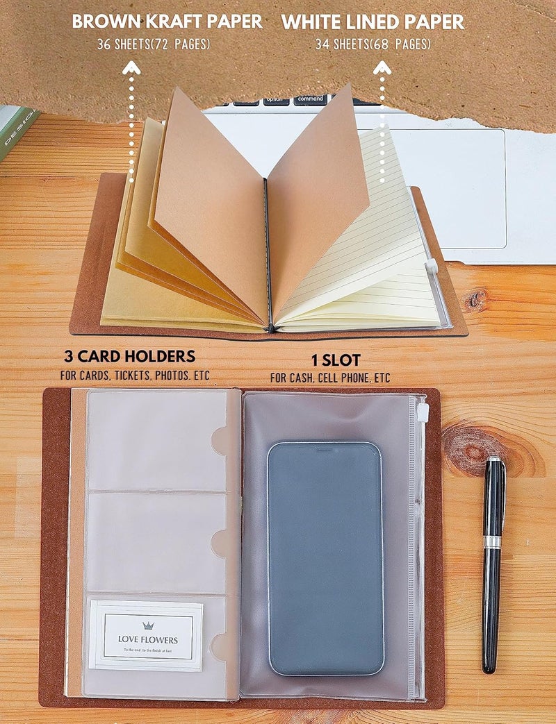 INNObeta Pastors Wife Appreciation Gifts for Women Gifts for First Lady Leather Journal Notebook Embossed Travel Diary Lined Planner 7x5 Inches - Image 5
