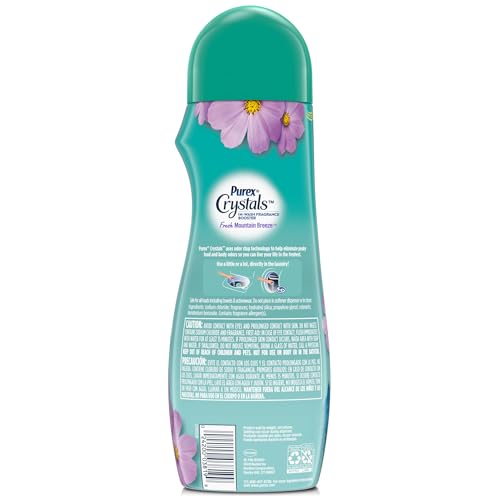 Purex Crystals In-Wash Scent Booster, Fresh Mountain Breeze, 21 oz (Pack of 4), Long-Lasting Freshness & Odor Elimination Technology - Image 2