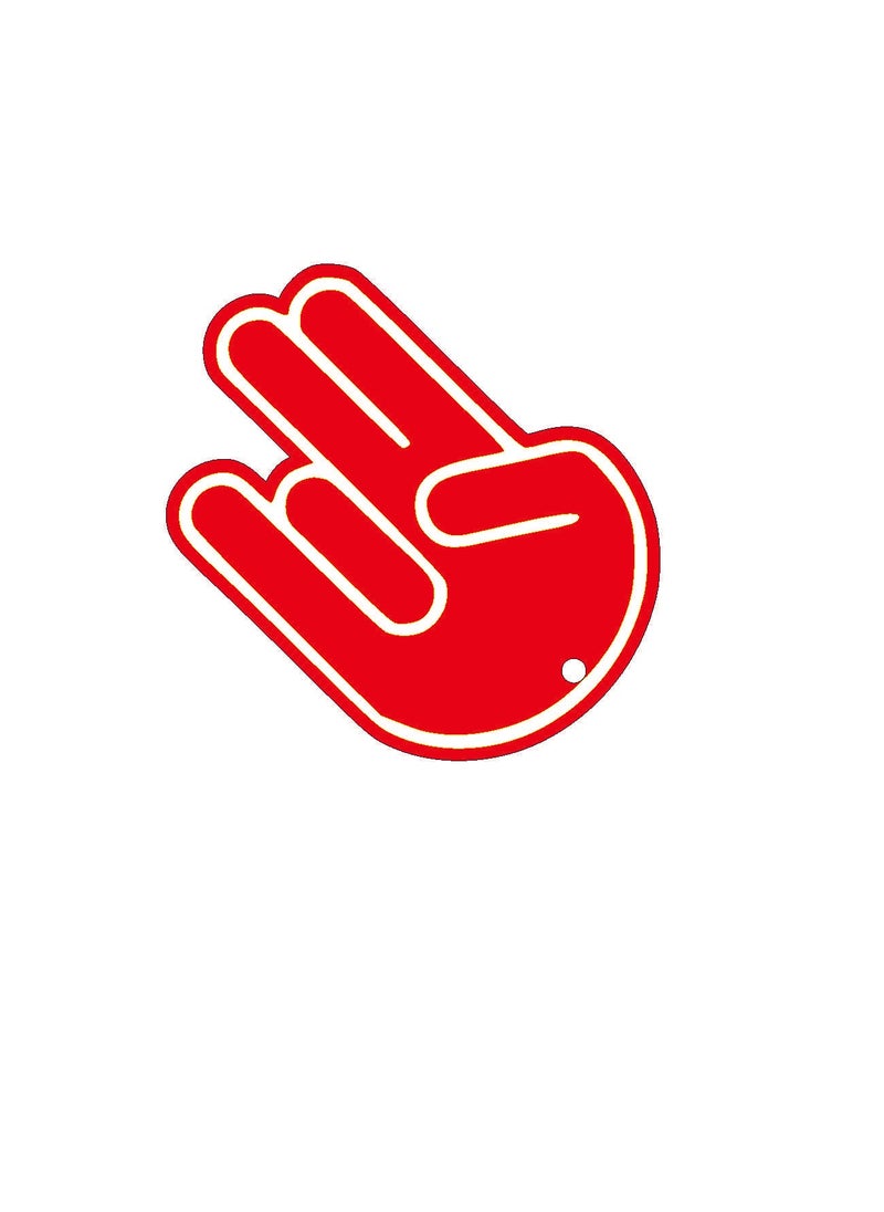 Hediyelikevi Jdm Hand Rear Wiper Hand Waving Plexiglass Apparatus Sticker 