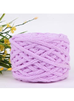 MileMelo 2-Piece Knitting Wool Yarn,Knitting Yarn Coarse Yarn for Crochet, Soft Chunky Yarn for Projects Making Plush Balls Handmade Bags Sweaters Shoes Hats Blankets Scarves Purple  - Image 3