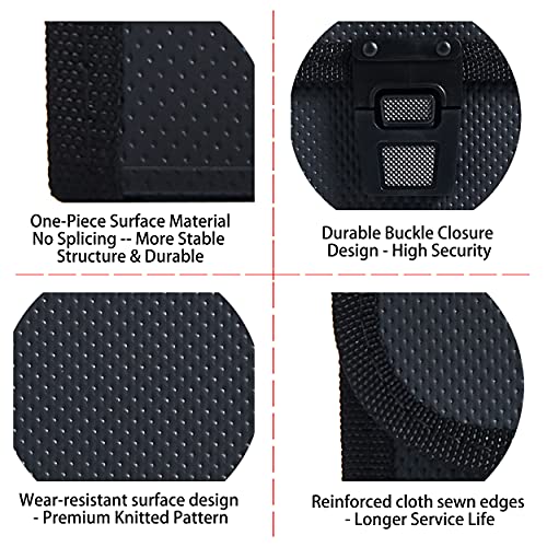 JIZISO Legal Size 13 Pocket Accordian File Organizer Expanding File Folder for FC A4 Paper, Briefcase File Case with Durable Handle & Buckle Closure for School Home & Business (Black-2) - Image 4