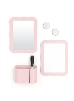 U Brands Locker Accessories Kit, Back to School Essentials, Blush, 6-Piece, Includes Whiteboard, Mirror, and Organizing Supplies  - Image 1