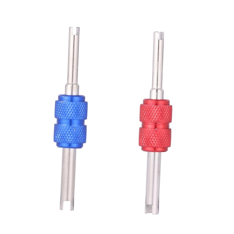 2 Piece Car Tire Valve Stem Core Remover and Installer Tool Set for Cars Trucks SUVs Motorcycles - Image 2