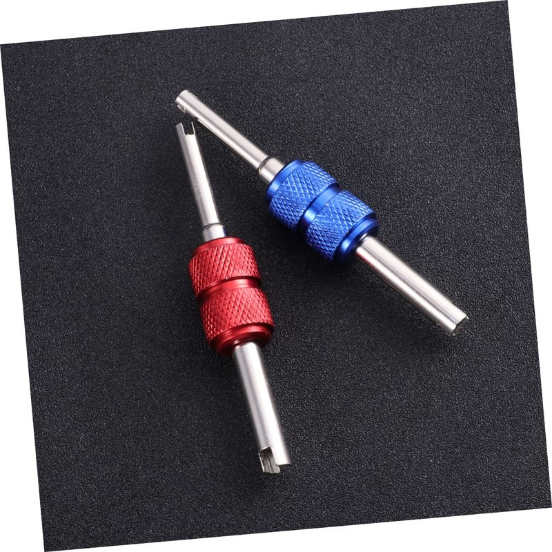 2 Piece Car Tire Valve Stem Core Remover and Installer Tool Set for Cars Trucks SUVs Motorcycles - Image 4