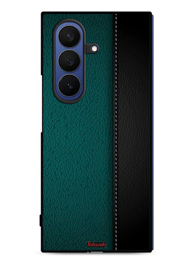 Tolwak غطاء حماية جلد نمط لسامسونج جالاكسي زد فولد 7 - Image 1