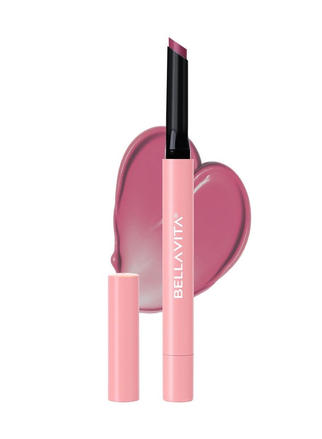 BELLAVITA All Hearts Lip Plumper | Hydrating Plumping Gloss | Natural Tint & Shine | BellaMood Tech | Paraben Free Lip Gloss | Pink Promise | 1.2g - Image 1
