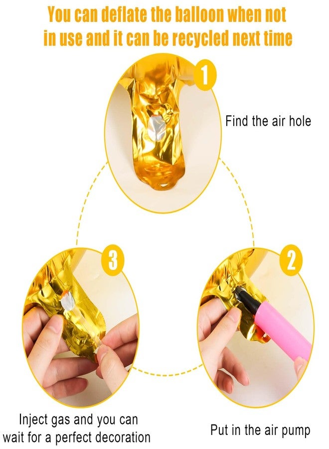 PEUTIER Grad Balloons Set, 40in Foil Graduation Balloons Large Congrats Graduation Party Balloons Congratulations Letter Grad Decorations for Graduation Celebration Party Supplies(Gold), M - Image 5
