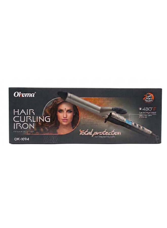 Professional Hair Curling Iron, 19mm