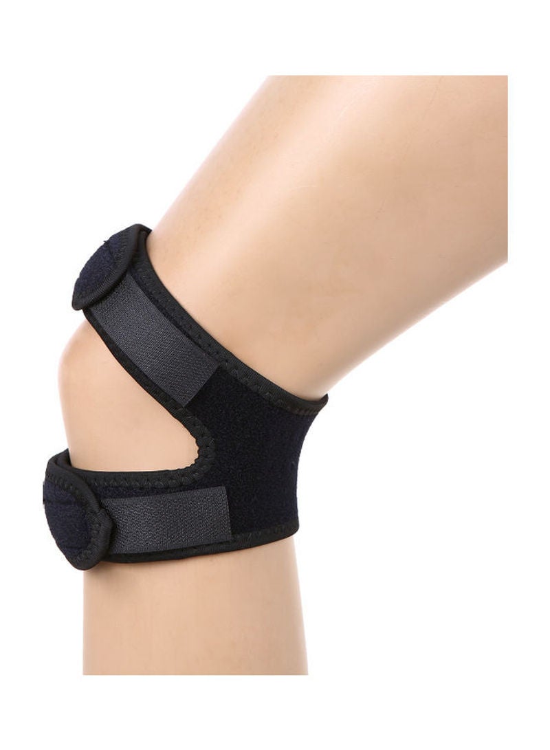 NIBEMINENT 2 Pack Patella Knee Strap Adjustable Pain Relief Patellar Tendon Support for Basketball Running Jumpers Black 16cm  - Image 3