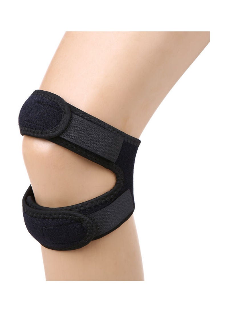 NIBEMINENT 2 Pack Patella Knee Strap Adjustable Pain Relief Patellar Tendon Support for Basketball Running Jumpers Black 16cm  - Image 5