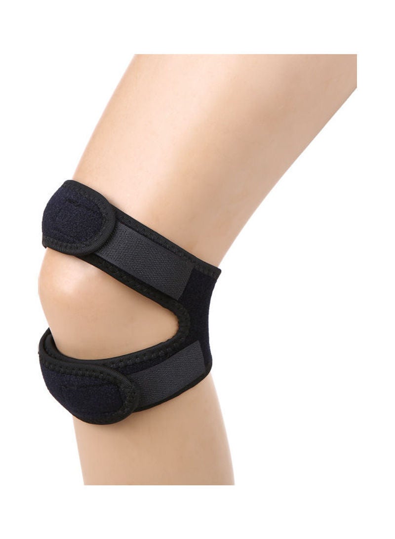 NIBEMINENT 2 Pack Patella Knee Strap Adjustable Pain Relief Patellar Tendon Support for Basketball Running Jumpers Black 16cm  - Image 4