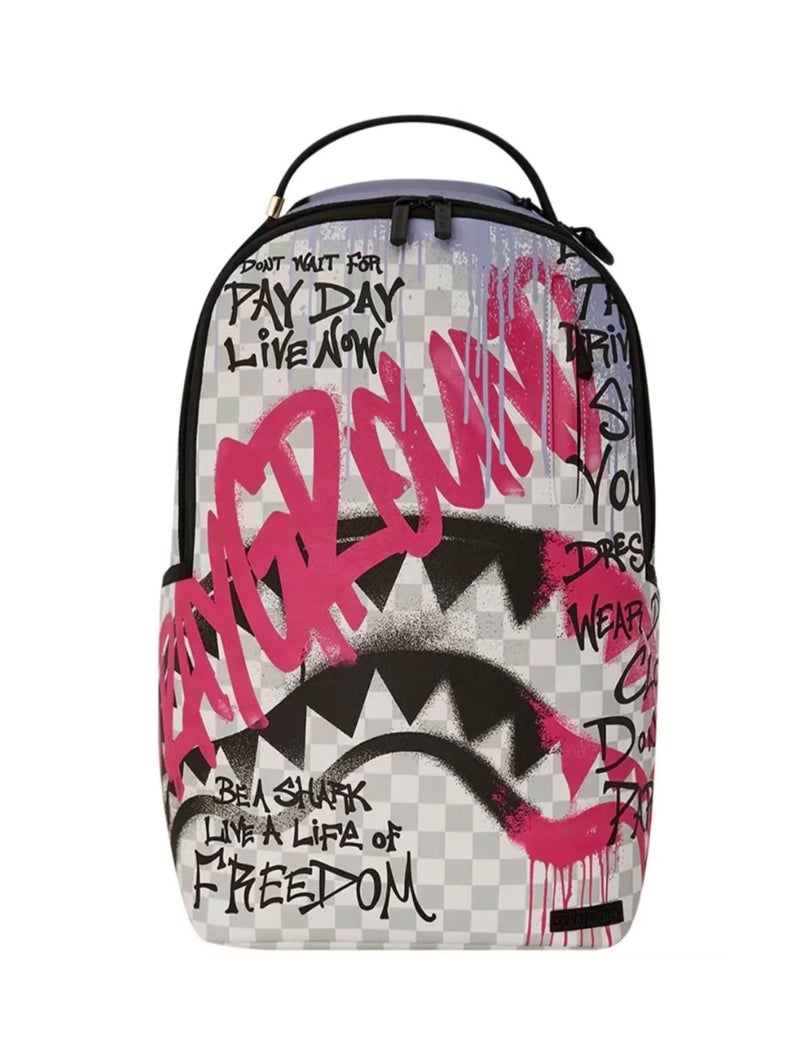 SGPRO Shark Mouth Backpack Stylish and Functional Women/Men's School & Daily Backpack - Image 1