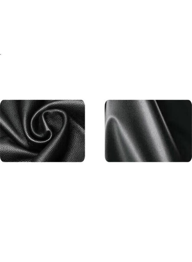 JD.com Jd Jingzao Men'S Leather Shoes, Lace-Up Glossy Derby Shoes, Top-Grain Leather Formal Shoes, Casual Wedding Shoes, Interview Shoes, Black, Size 44 - Image 3