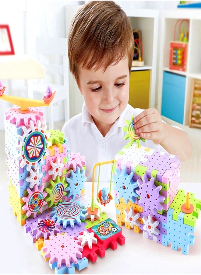83-Pieces Electric Building Blocks Gear Toys Educational Toddler Toy Kit Construction Toys 36x6x22 cm  - Image 4