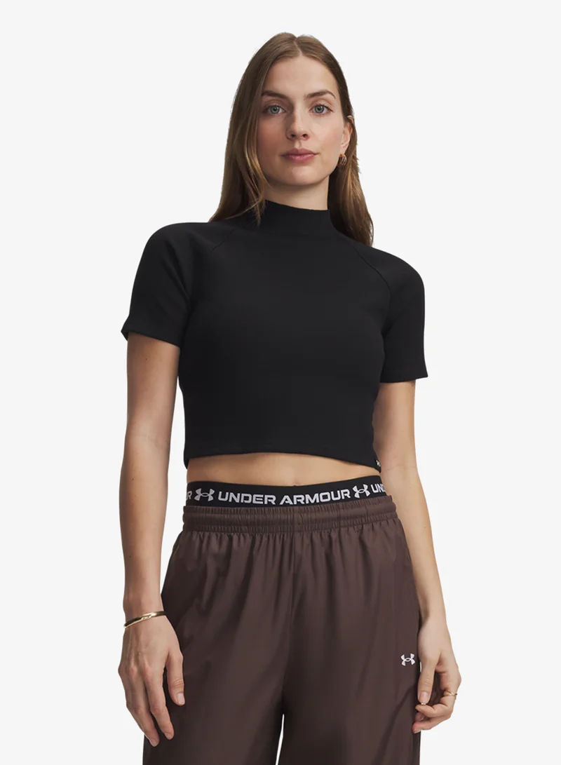 Rival Rib Mock Neck T-Shirt