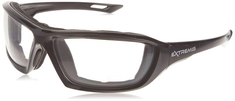 Radians XT1-11 Extremis Full Black Frame Safety Glasses with Clear Anti-Fog Lens - Image 1