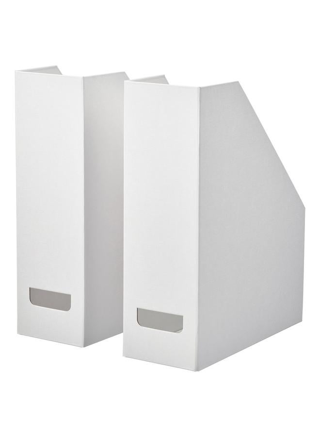 Green Tiger Magazine File, White - Image 1