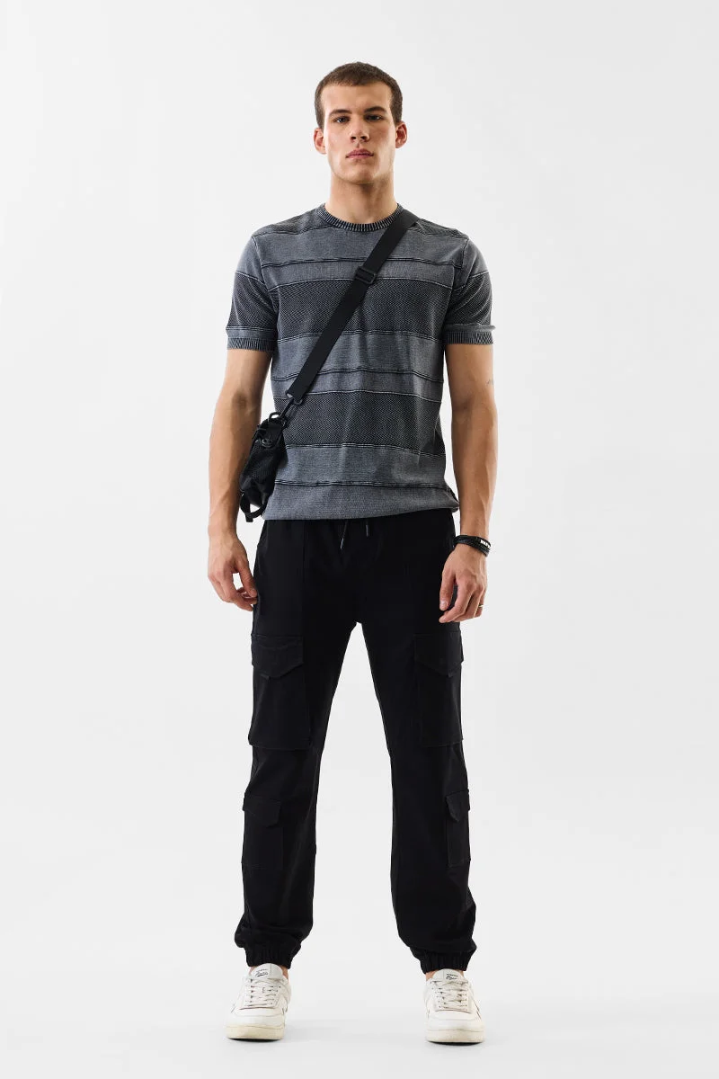 SNITCH بنطلون رياضي كارجو بسبعة جيوب بقصة عادية