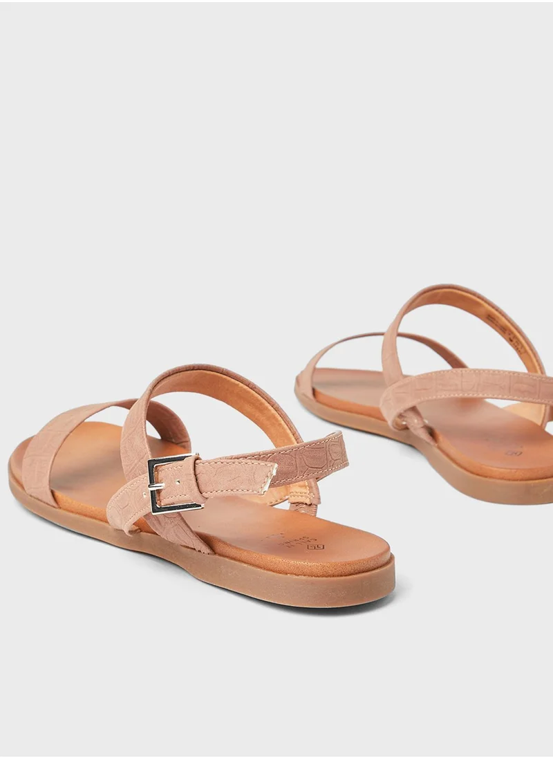 CALL IT SPRING Elillan Buckle Flat Sandals