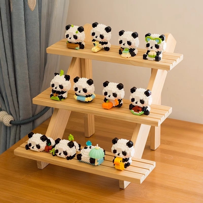 Panda Building Blocks Set - Educational DIY Toy - Image 2