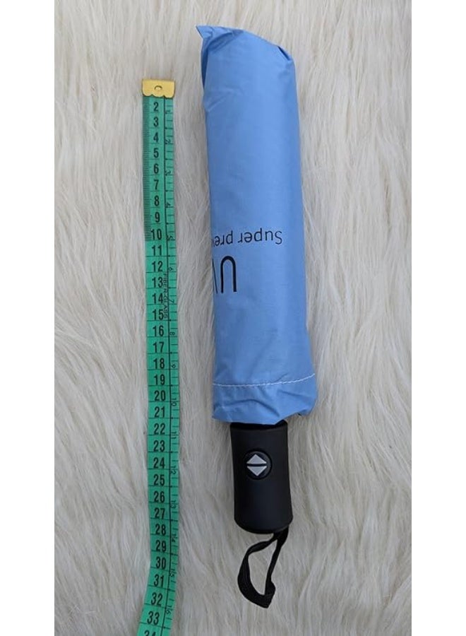 مظلة واقية من الشمس والمطر . قابلة للطي . UV ونظام فتح وغلق تلقائي . لون داخلى اسود لنتيجة عزل افضل - Image 2