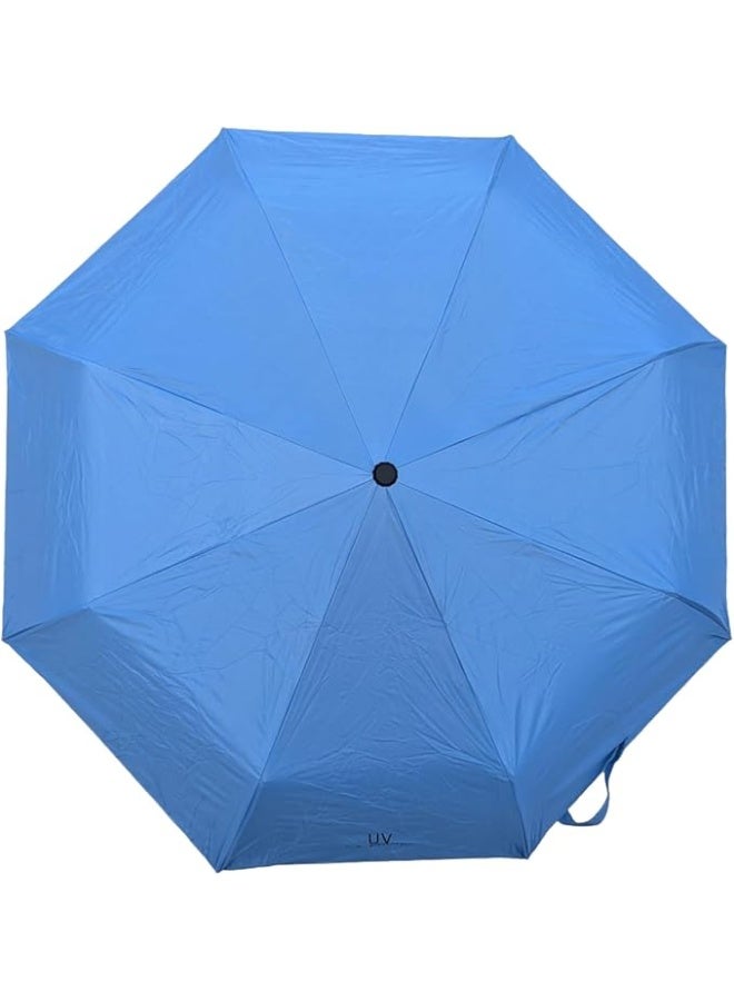 مظلة واقية من الشمس والمطر . قابلة للطي . UV ونظام فتح وغلق تلقائي . لون داخلى اسود لنتيجة عزل افضل - Image 3
