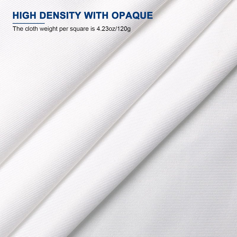 Aimosen 10 x 7 FT White Backdrop Background for Photography, Professional Pure White Screen for Photoshoot, High Density White Backdrop for Video Record Portrait Stand Photo Studio, with Rod Pocket - Image 2