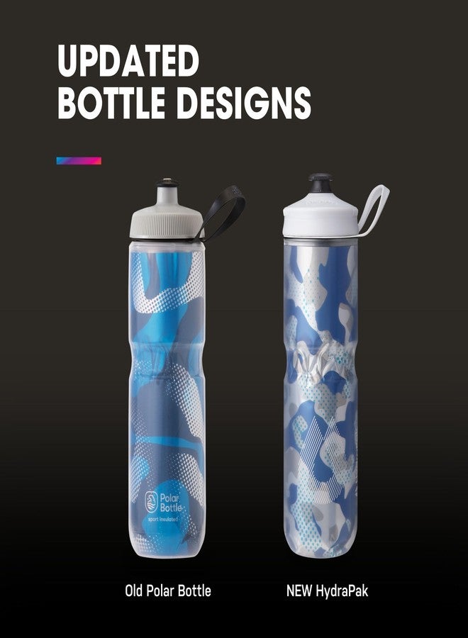 HydraPak Polar Sport Insulated Water Bottle - BPA-Free, Sport & Bike Squeeze Bottle with Handle (Pulse Purple, 700ml / 24oz) - Image 3