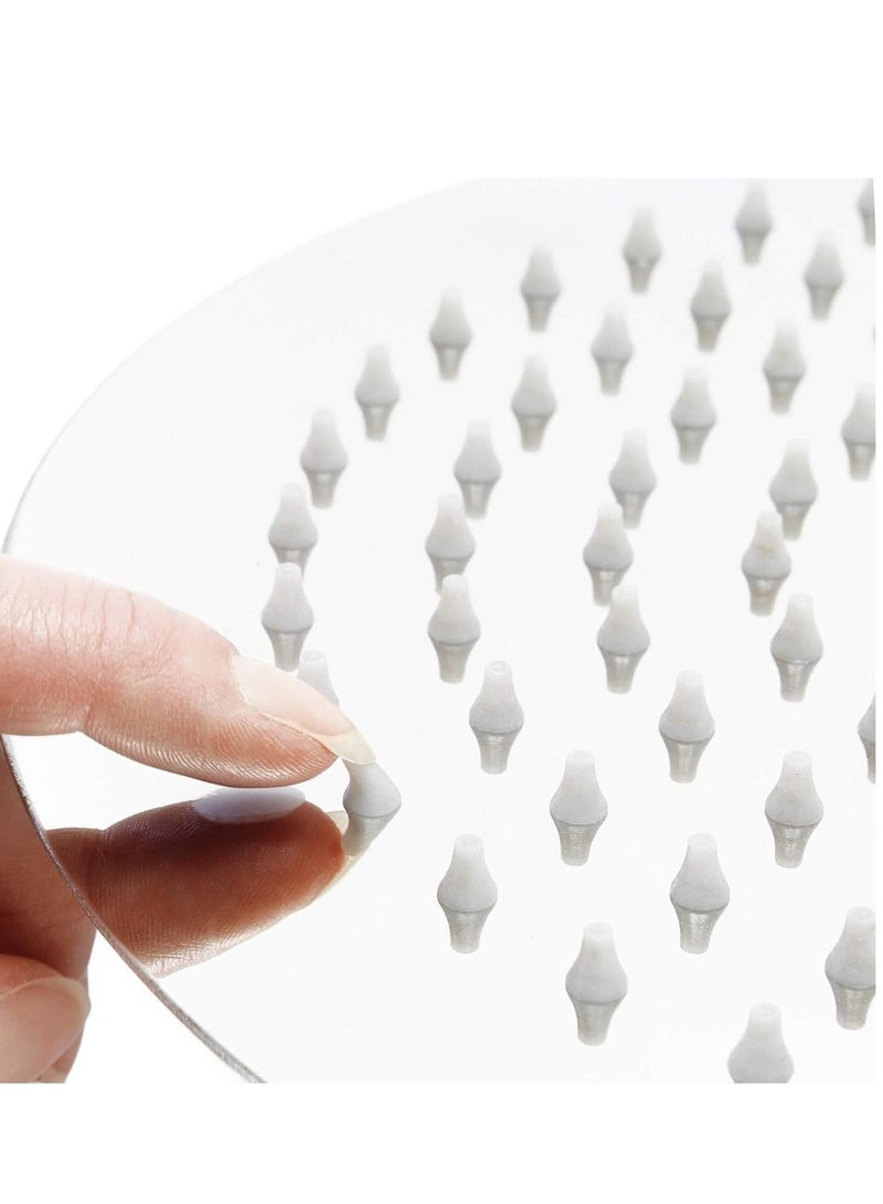 30cm Chrome Concealed Shower Head - Rainfall Shower Head, Large High Flow Stainless Steel Bathroom Shower, Ultra Slim Design Rainfall Shower Head Body Cover, Ceiling or Wall Mount Chrome  - Image 3