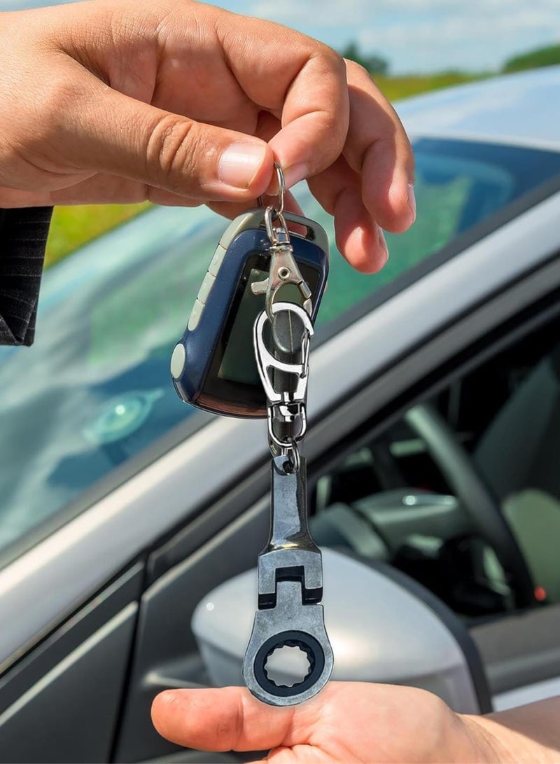 جي جوت سلسلة مفاتيح بمفتاح ربط، أداة محمولة بمفتاح ربط بسقاطة - مفتاح ربط بسقاطة عالي الصلابة، حلقة مفاتيح لتزيين المنزل - Image 2