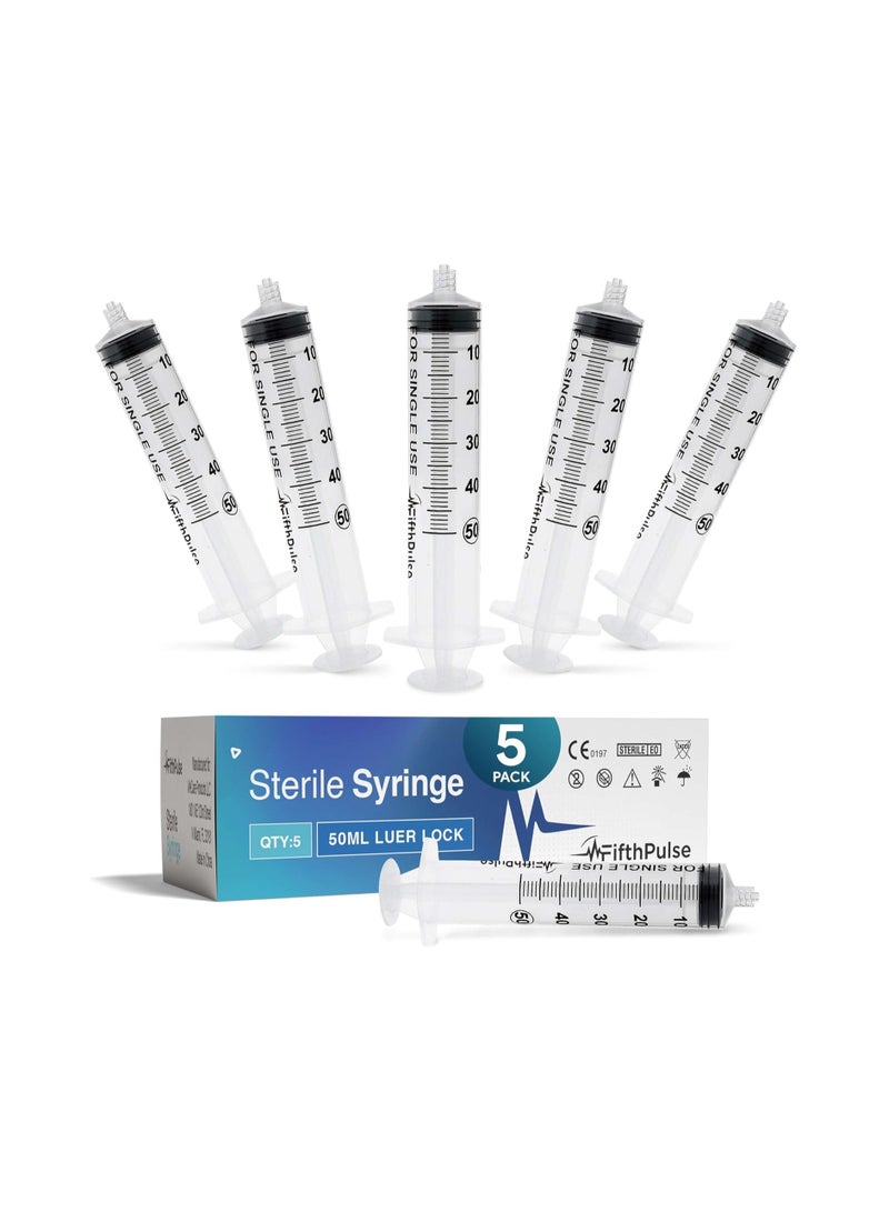 SKYLINE 50 Ml Syringe without Needle - 5 PCS - Image 1