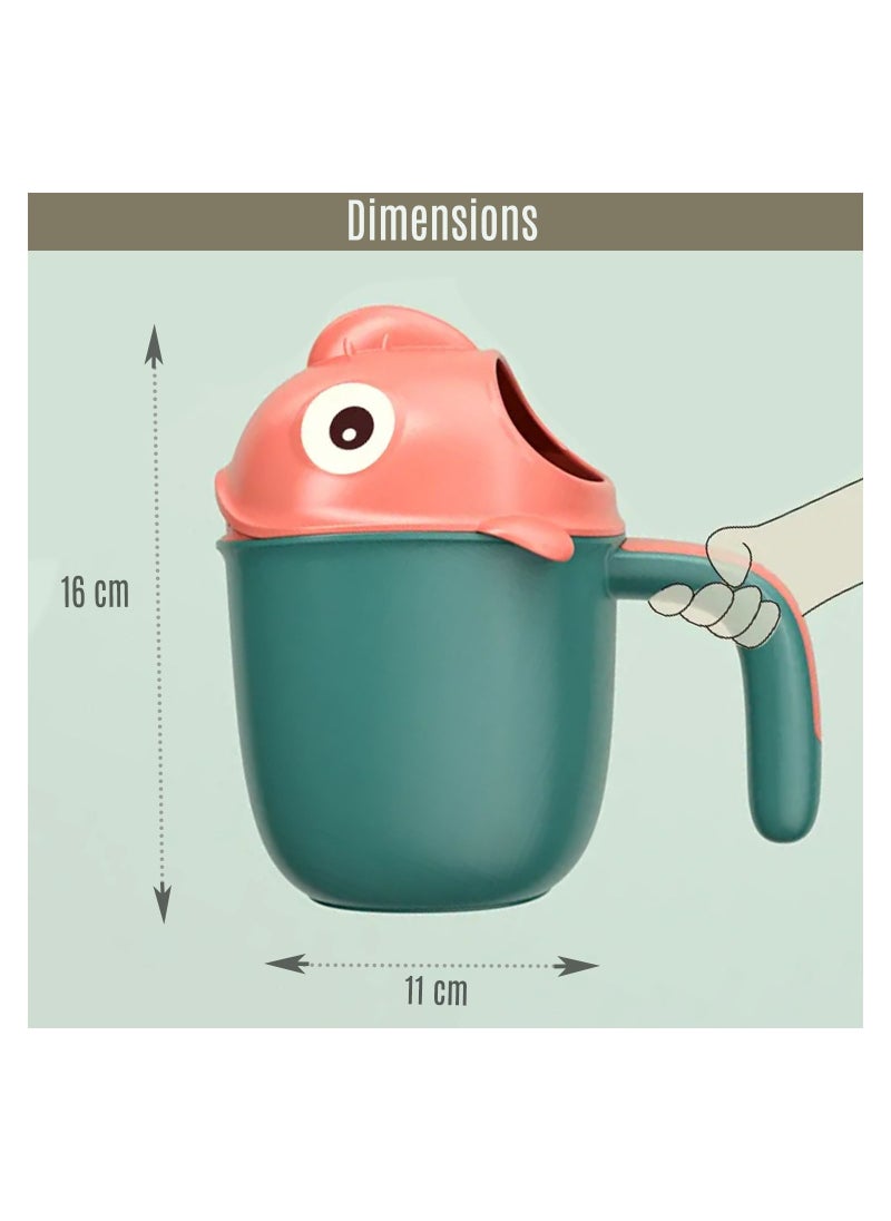 Eazy Kids Baby Head Shampoo Wash Rinse Shower Mug - Green, 500ml  - Image 5