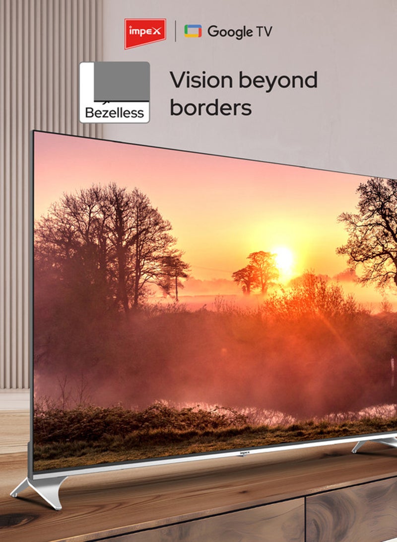 Impex 55 Inch QLED Smart TV 4K Ultra HD, Google TV with Voice Remote & Google Assistant, 120Hz DLG, Dolby Vision And Atmos, 2GB RAM+16GB ROM, ALLM, 2 HDMI ARC/eARC, DVB T2 S2, Wall Mount Included, Gaming Ready, Bluetooth, WiFi, Optical - 2 Year Warranty, evoQ 55S4QLC2R120 Black evoQ 55S4QLC2R120 Black - Image 5