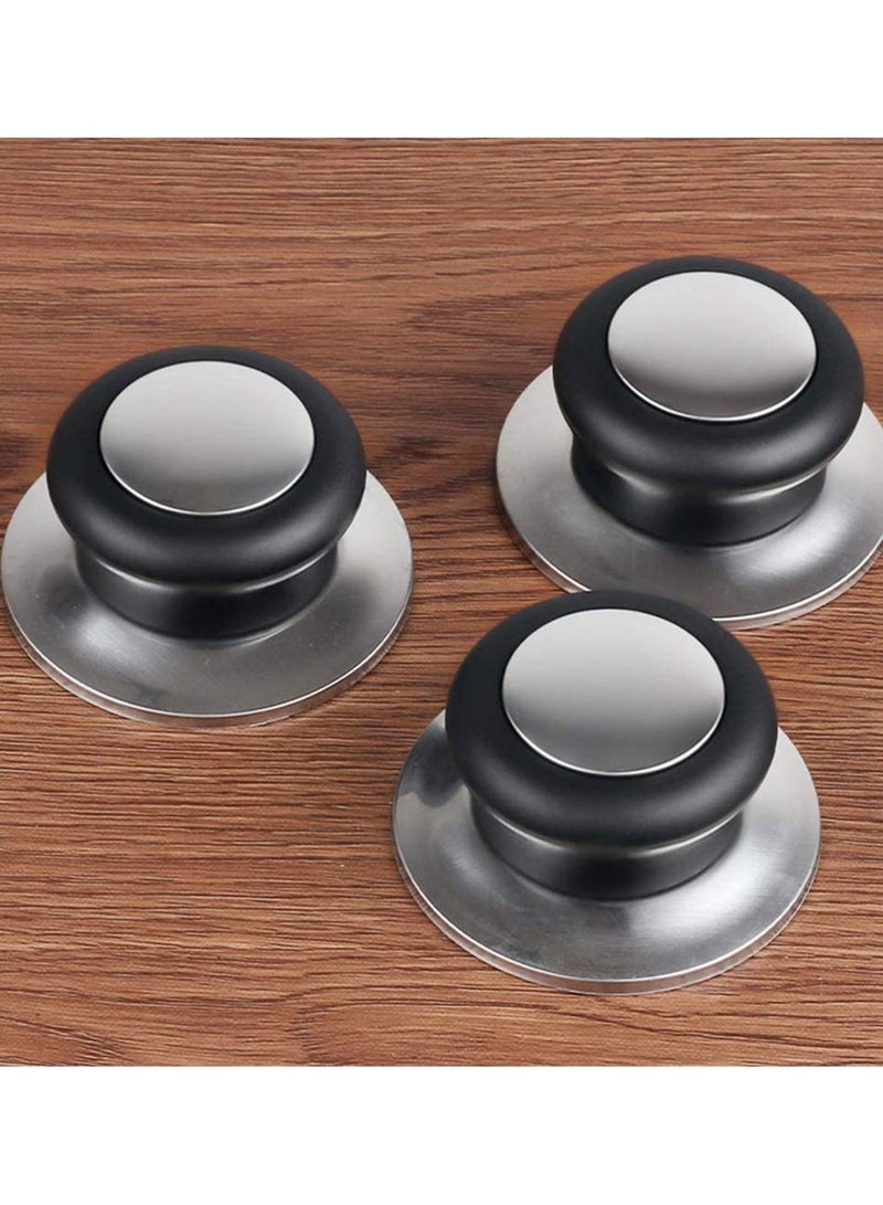 SYOSI Pot Lid Knob, SYOSI 10Pcs Stainless Steel Pot Lid Replacement Knob Pan Lid Cover Knob Handle for Cookware Lid and Oven - Image 2